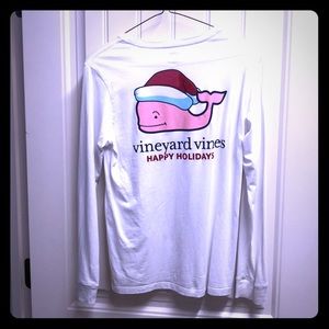 Kids vineyard vines Christmas long sleeve T-shirt